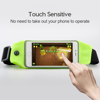 6.5 cala sportowa torba do biegania dla iPhone Samsung Huawei Outdoor Jogging Belt wodoodporna torba na telefon Case Gym talia Holder Cover 3